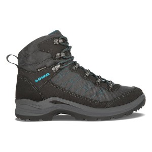 Dark Grey Women Lowa Taurus Pro Gtx Mid Ws Hiking Shoes | 1357049-SH