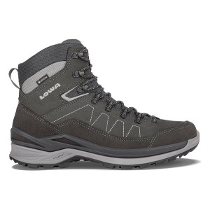 Dark Grey / Grey Men Lowa Toro Pro Gtx Mid Hiking Shoes | 7082463-CX