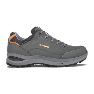 Deep Grey / Apricot Women Lowa Renegade Evo Gtx Lo Ws Hiking Shoes | 9752138-LN