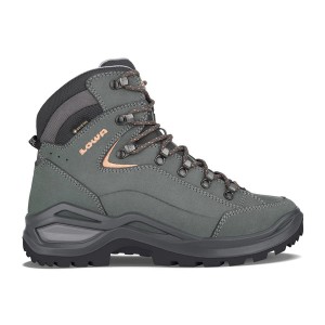 Deep Grey / Apricot Women Lowa Renegade Evo Gtx Mid Ws Hiking Shoes | 7341895-QA