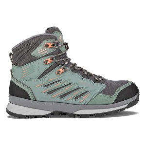 Green Women Lowa Trek Evo Gtx Mid Ws Travel Shoes | 5791028-YJ