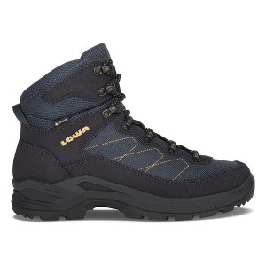 Navy Men Lowa Taurus Pro Gtx Mid Hiking Shoes | 4692053-HP