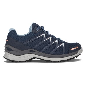 Navy Women Lowa Innox Pro Gtx Lo Ws Hiking Shoes | 2761804-NW