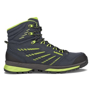 Navy / Light Green Men Lowa Trek Evo Gtx Mid Travel Shoes | 1687340-DG