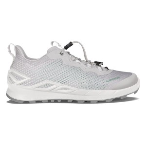 White / Light Grey Women Lowa Merger Gtx Lo Ws Outdoor Shoes | 8426015-YO