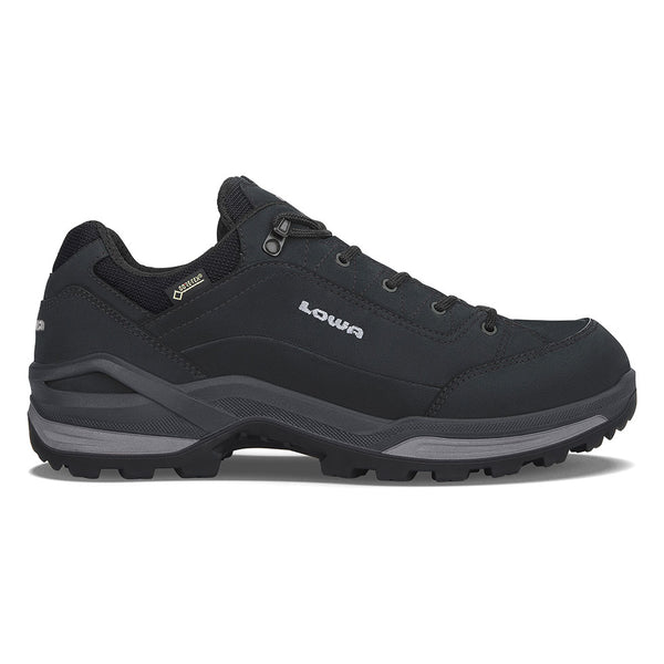 Black / Deep Grey Men Lowa Renegade Gtx Lo Hiking Shoes | 8259346-WK