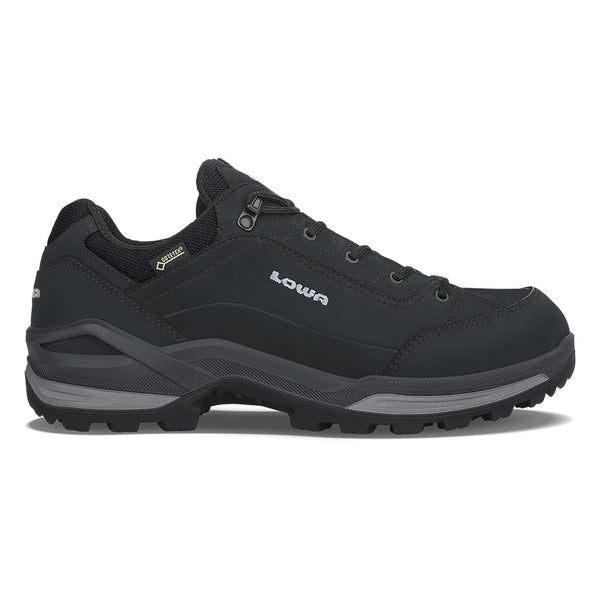 Black / Deep Grey Men Lowa Renegade Gtx Lo Hiking Shoes | 0319628-SF