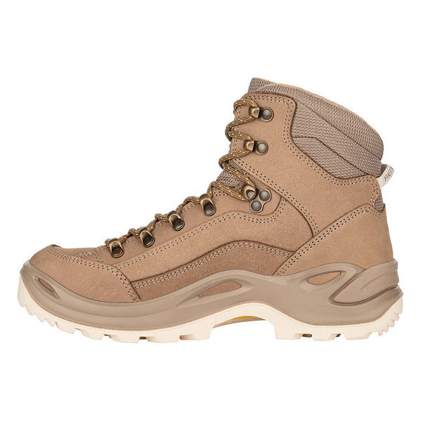 Brown / Apricot Women Lowa Renegade Gtx Mid Ws Hiking Shoes | 0196854-FC