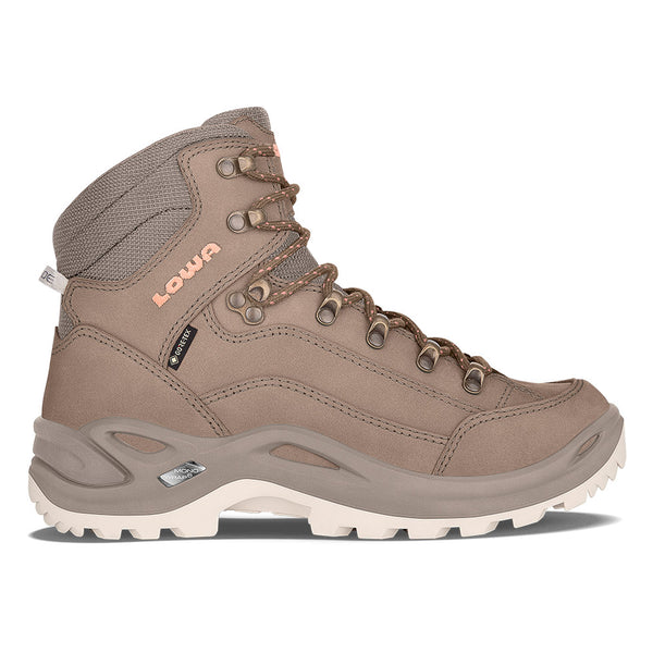 Brown / Apricot Women Lowa Renegade Gtx Mid Ws Hiking Shoes | 0196854-FC