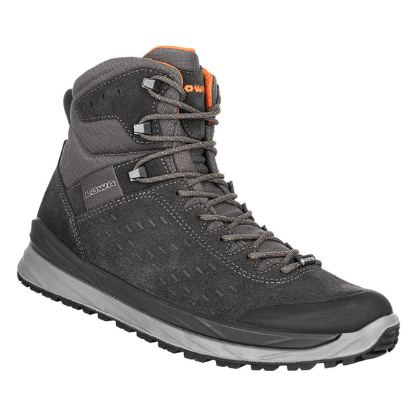 Dark Grey Men Lowa Malta Gtx Mid Hiking Shoes | 5980624-XL