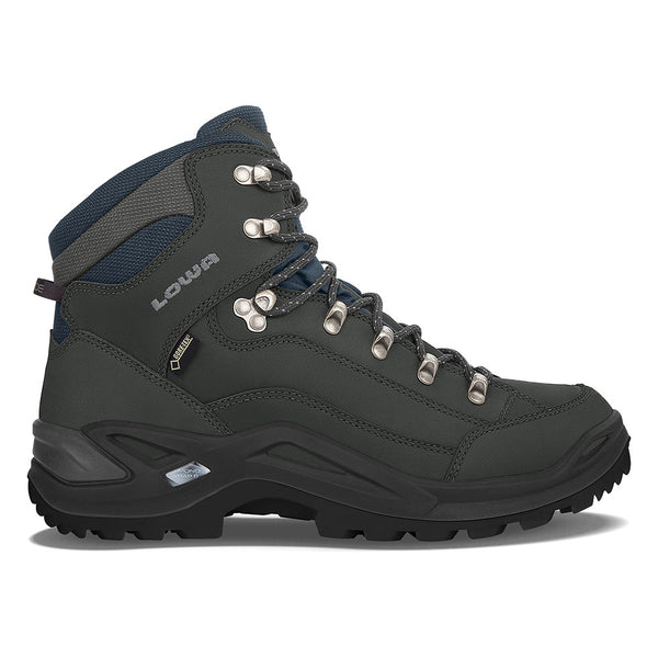 Dark Grey Men Lowa Renegade Gtx Mid Hiking Shoes | 0367581-TK