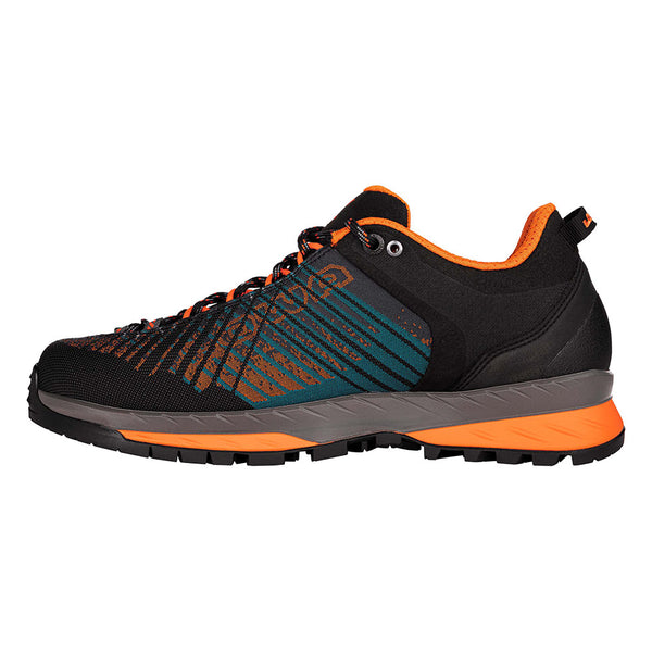 Dark Grey / Orange Men Lowa Carezza Gtx Lo Travel Shoes | 2103875-NA