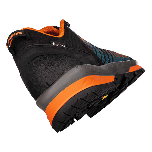 Dark Grey / Orange Men Lowa Carezza Gtx Lo Travel Shoes | 2103875-NA