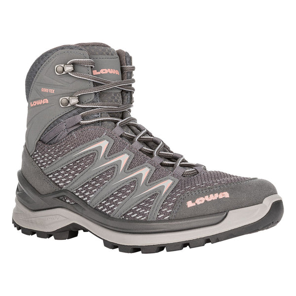 Dark Grey / Rose Women Lowa Innox Pro Gtx Mid Ws Hiking Shoes | 3021659-RT