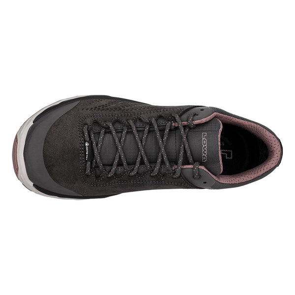 Dark Grey / Rose Women Lowa Malta Gtx Lo Ws Outdoor Shoes | 0491528-RA