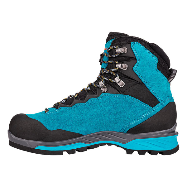 Dark Grey / Turquoise Women Lowa Wocadin Ii Gtx Mid Mountaineering Boots | 3607518-EV