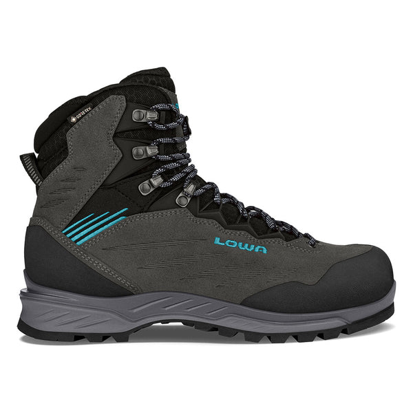 Dark Grey / Turquoise Women Lowa Wocadin Ii Gtx Mid Mountaineering Boots | 3607518-EV