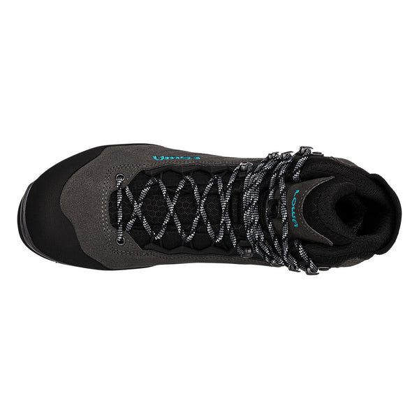 Dark Grey / Turquoise Women Lowa Wocadin Ii Gtx Mid Mountaineering Boots | 3607518-EV