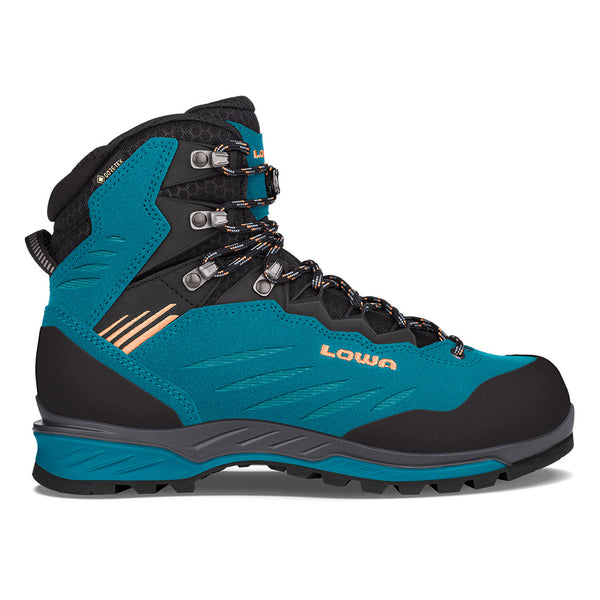 Dark Grey / Turquoise Women Lowa Wocadin Ii Gtx Mid Mountaineering Boots | 3607518-EV