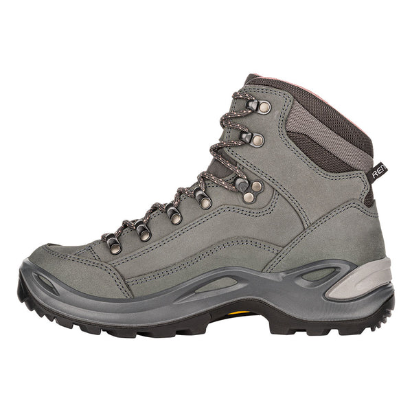 Deep Grey / Rose Women Lowa Renegade Gtx Mid Ws Hiking Shoes | 6459820-JM