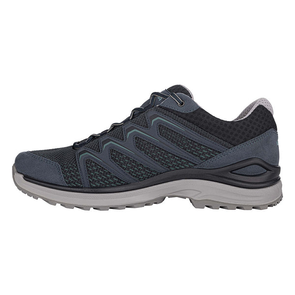 Grey / Blue Men Lowa Maddox Hiking Shoes | 8135276-PV