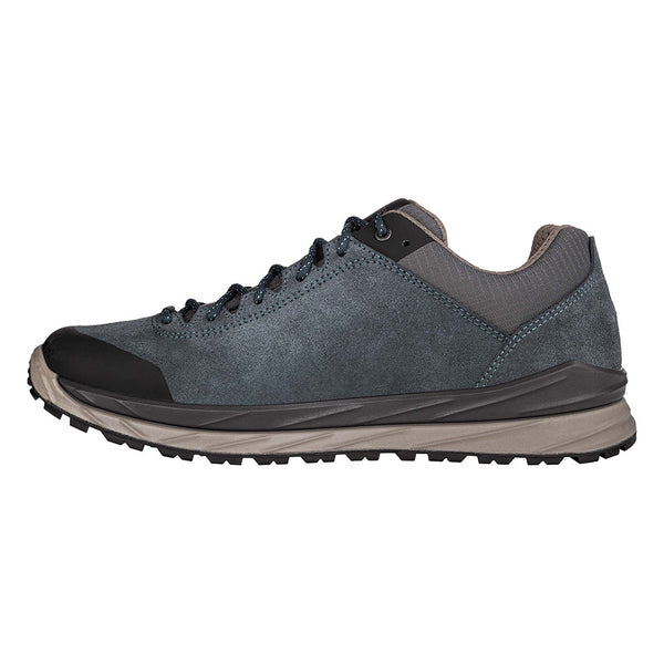 Grey / Blue Men Lowa Malta Gtx Lo Hiking Shoes | 4016872-JR