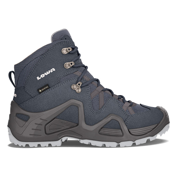 Grey / Blue Women Lowa Zephyr Gtx Mid Ws Hiking Shoes | 1624873-OU