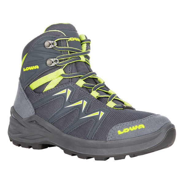 Grey / Blue / Light Green Kids' Lowa Innox Pro Gtx Mid Junior Hiking Shoes | 3754129-VK