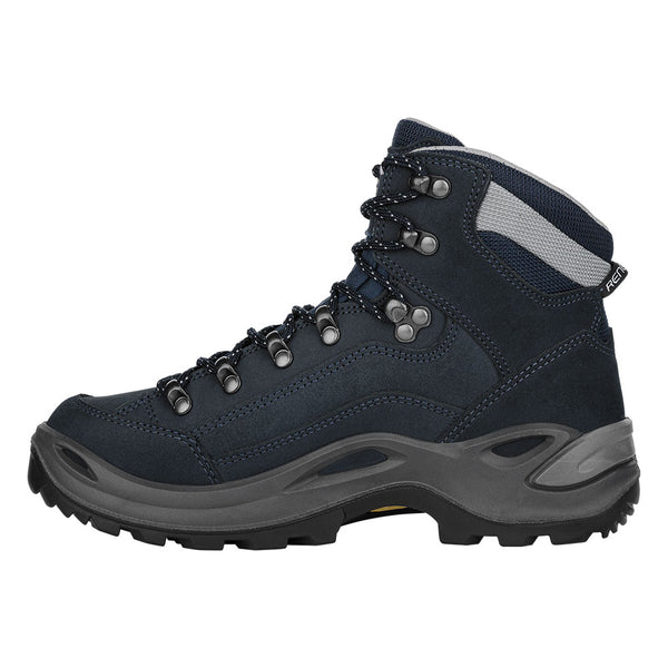 Navy / Grey Women Lowa Renegade Gtx Mid Ws Hiking Shoes | 4352607-GM