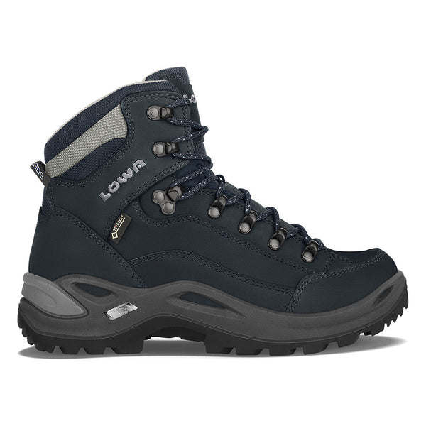 Navy / Grey Women Lowa Renegade Gtx Mid Ws Hiking Shoes | 4352607-GM